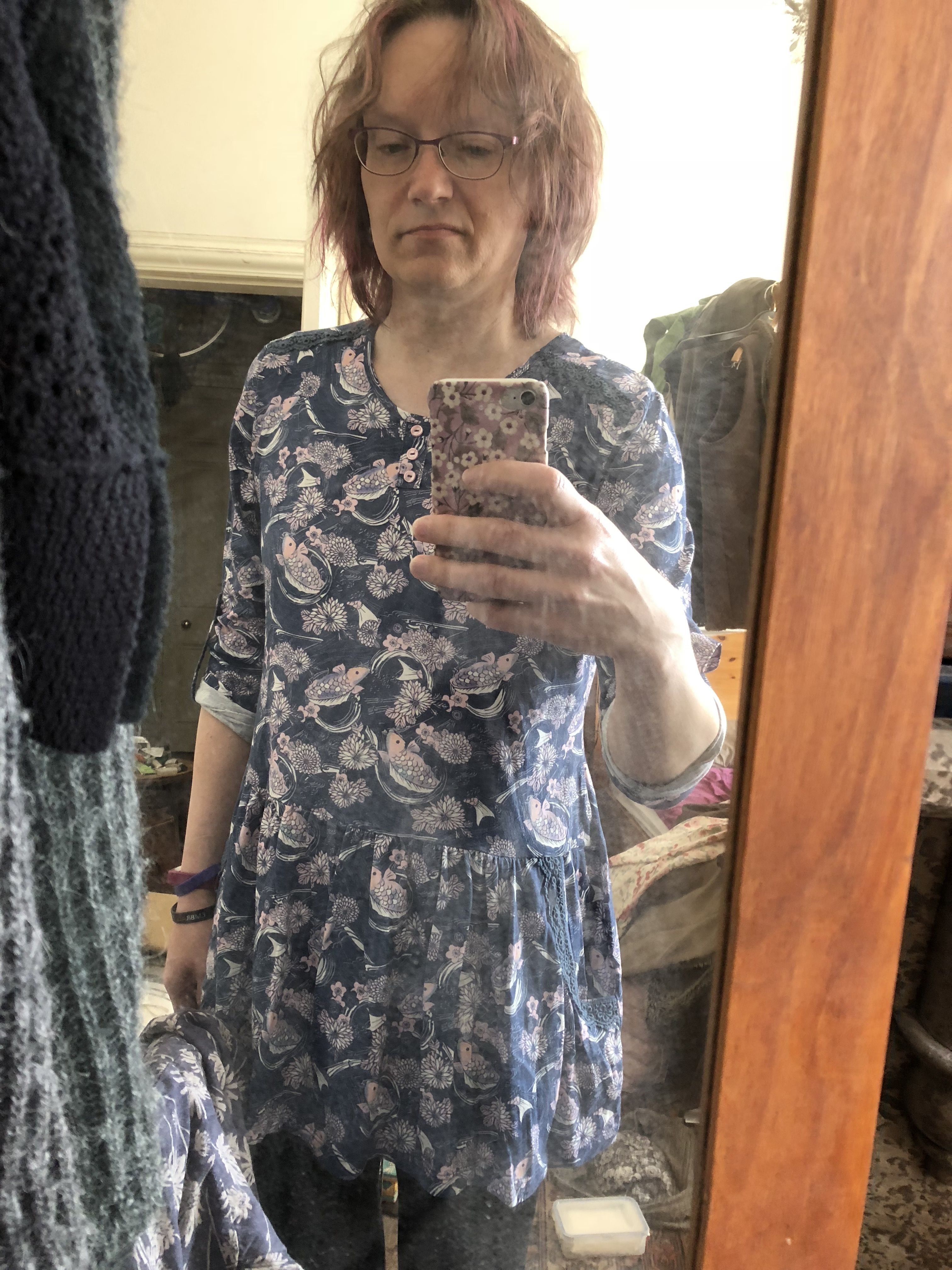 Mirror selfie, new tunic